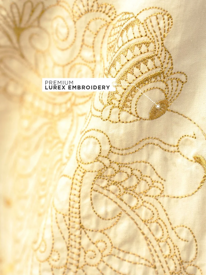 Simha Yali Embroidered